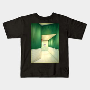 Liminal Space Hallway "Surveillance" Kids T-Shirt